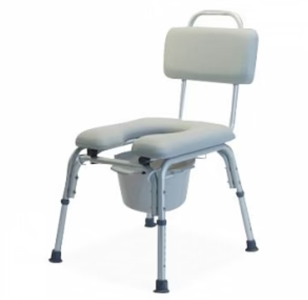 Asiento de baño con inodoro acolchado y brazos Graham Field-7947KD-1, 1 unidad
