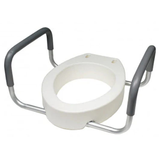 Graham Field-6482ER-2-Elong Toilet Seat Riser Retail, 2 Each Per Case