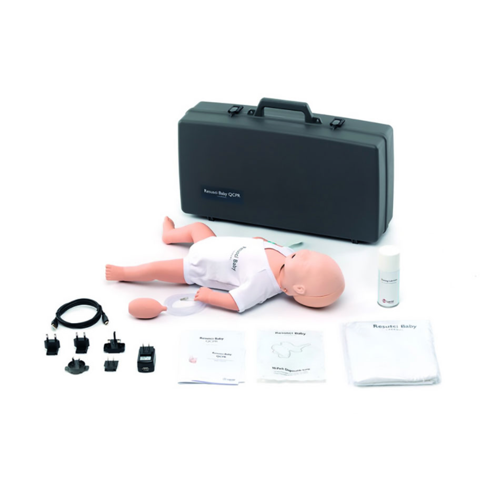 Cabezal de vía aérea QCPR Resusci Baby LAERDAL-162-01260, inalámbrico