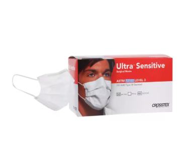 Crosstex-GCFCXS Ultra™ Sensitive Earloop Mask (Box of 50/Case of 40 Boxes)