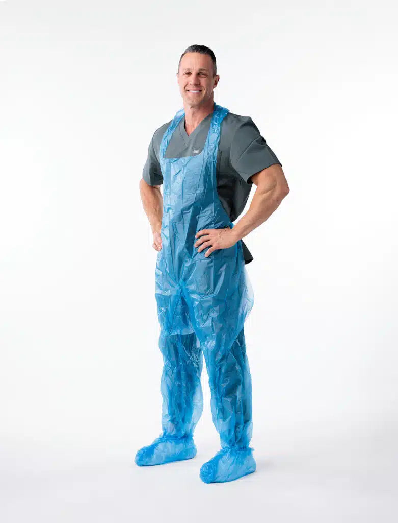 Sloan Medical-SD-100 JUMPSUIT DISPOSABLE REGULAR IMPERVIOUS OPEN BACK ONE SIZE ( CSPER/50 )