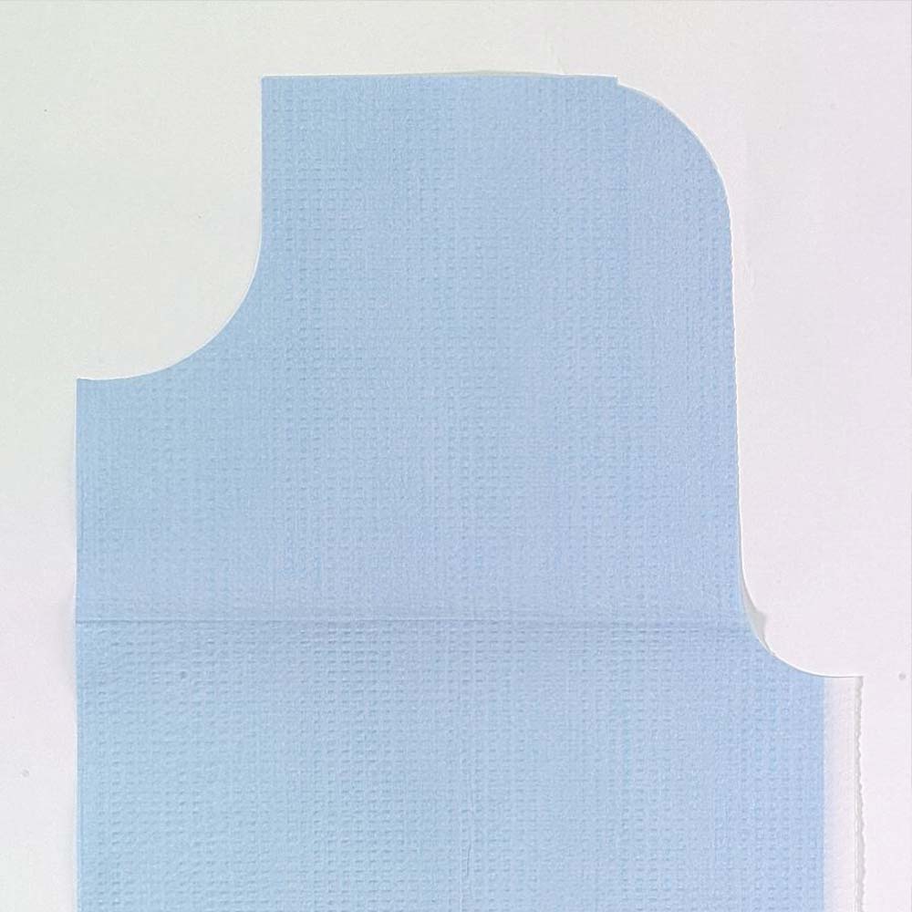TIDI Products Bib, Endo, Waist Length, Contour Neck, Prophy, Neck Cutout, Quantity Per Case/100