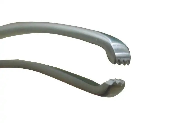 MedGyn-031005 Teale Curved, 3×4 Teeth, 5mm Wide, 10″ (254mm)