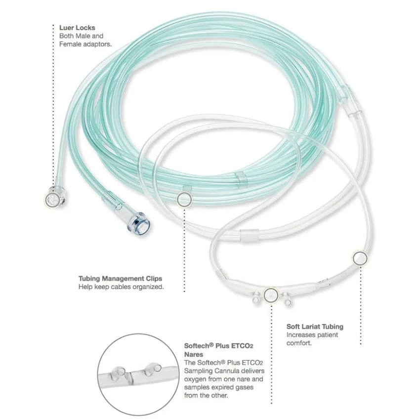 Teleflex Medical-2844 TELEFLEX SOFTECH® PLUS ETCO2 SAMPLING CANNULA 50/Case