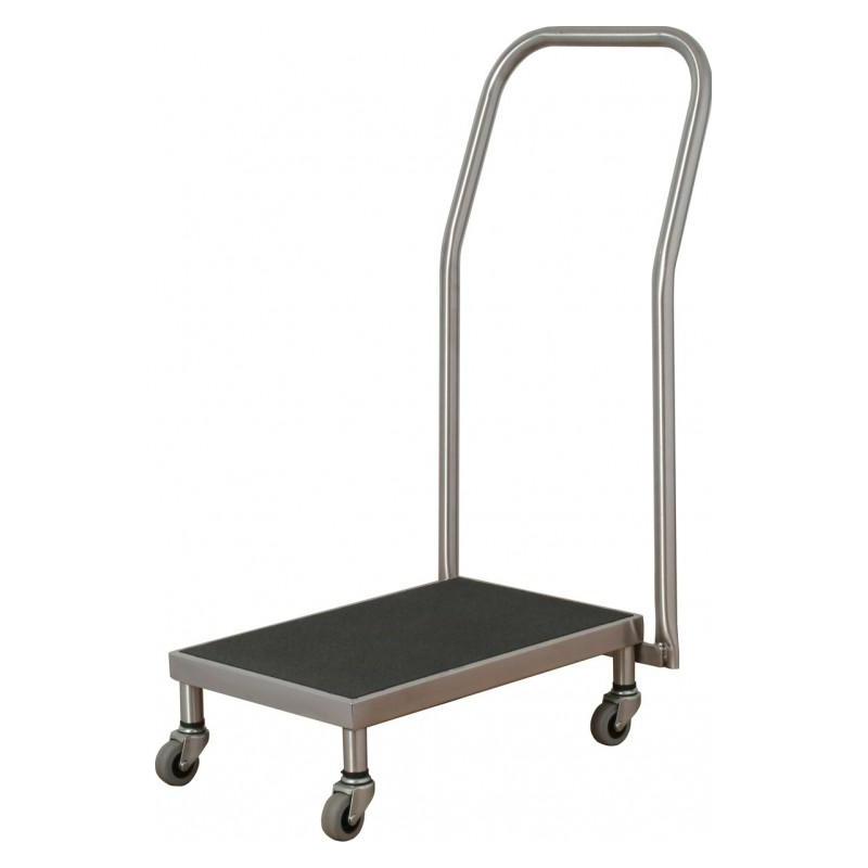 UMF MEDICAL-SS8381 Stainless Steel Transport cart 20 3/8"W x 10"H x 13.25"D