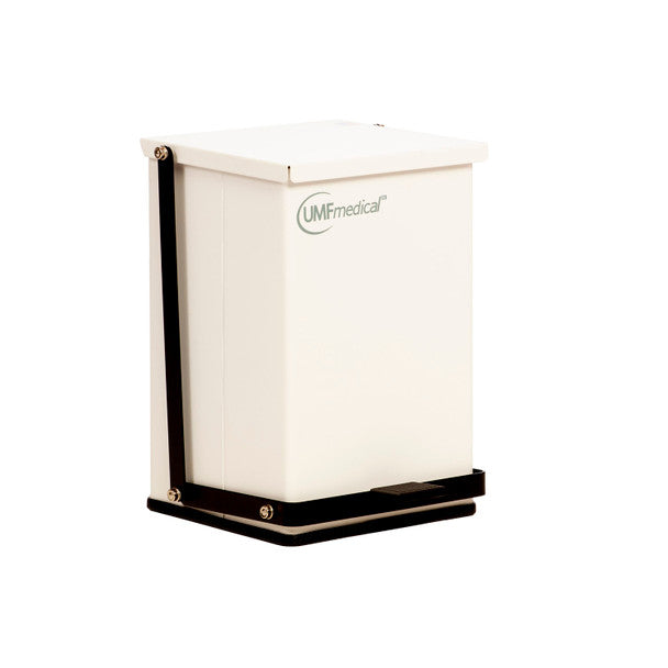 Contenedor de basura UMF MEDICAL-1473W, 24 cuartos, color blanco