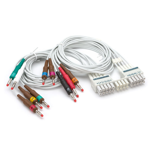 Welch Allyn/Hillrom-9293-046-80-Lead Set AM15 13-Wire Banana AHA Gray (Each)