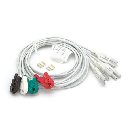 Welch Allyn/Hillrom-9293-047-62-WAM/AM12 Replacement AHA Leads, Clip, Limbs (For Stress)(Each)