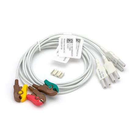 Welch Allyn/Hillrom-9293-047-64-WAM/AM12 Replacement AHA Leads, Clip, V1-V3 (For Stress)(Each)