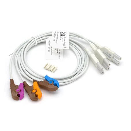 Welch Allyn/Hillrom-9293-047-66-WAM Replacement AHA Leads, Clip, V4-V6 (For Stress)(Each)