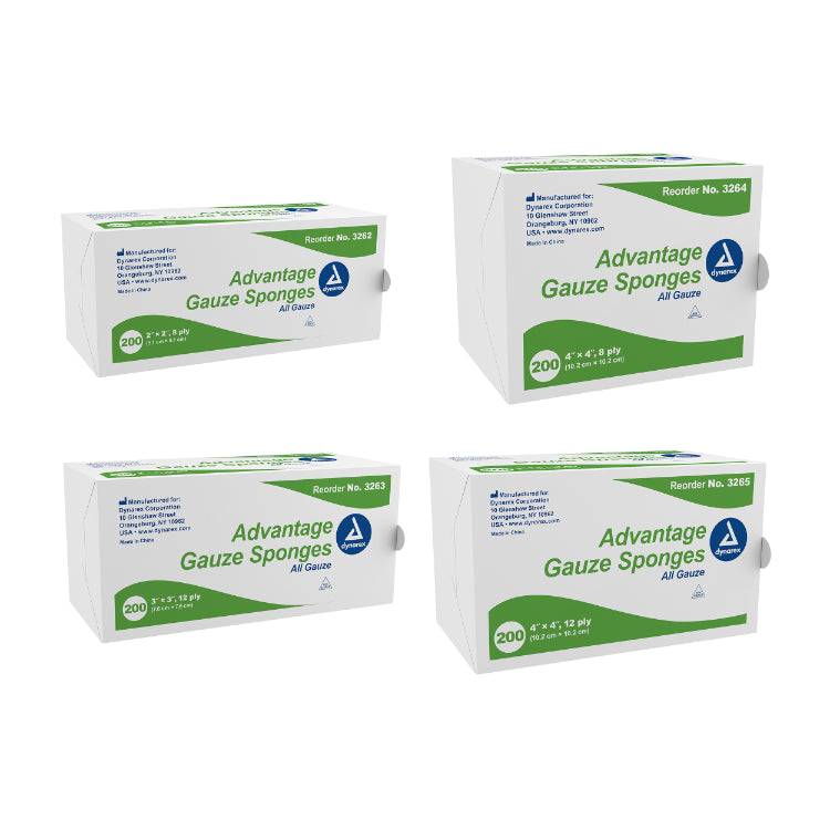 Dynarex Advantage Surgical Sponges - Non-Sterile