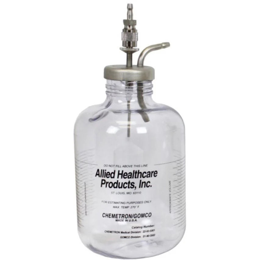 ALLIED-22-93-5002 Vacutron Suction Bottle Assemblies - Polycarbonate 1200 ml Bottle only (6/CS)