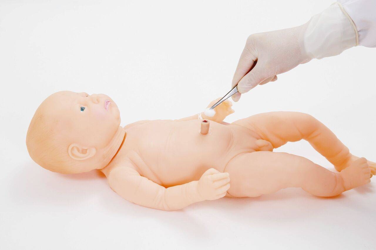 The Anatomy Lab-A-106755 Neonate Umbi Care Manikin, 1/ea