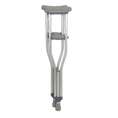 Dynarex-10100 Aluminum Crutches - Child, Silver (4' - 4'6") (1 Pair/Cs)