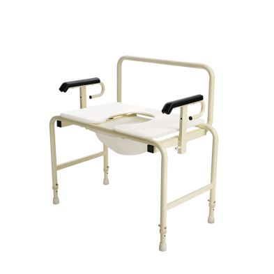 Dynarex-10378-Bariatric HD Drop Arm Commode 30", 1/Cs