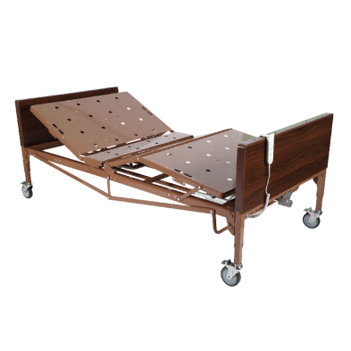 Dynarex-10404-HRDP-42 Bariatric Homecare bed With Half Rail And Dynarest Plus, Bed, Half Rail, Foam Mat, 5 boxes
