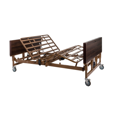 Dynarex-10405-HRDP-48 Bariatric Homecare bed With Half Rail And Dynarest Plus, Bed, Half Rail, Foam Mat, 5 boxes