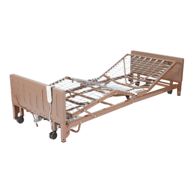 Dynarex-10408-HRTL-3 Motor Full Electric Hi/Low Homecare Bed w/ Half Rail and T