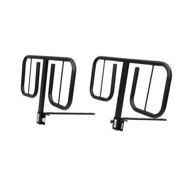 Dynarex-10468-Home Care Bariatric Bed Rail, Black, 1pr/cs