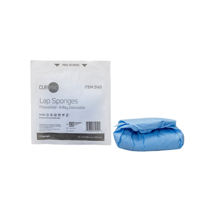 Dynarex laparotomy sponge sterile absorbent surgical pad with x-ray detectable loop