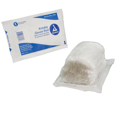 Dynarex Krinkle Gauze Rolls and Sponges - Sterile & Non-Sterile