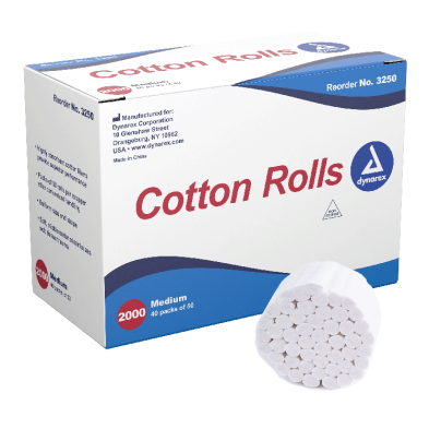 Dynarex-3250 Medium Cotton Rolls