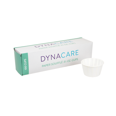 Dynarex-4241 Paper Souffle Cups, 3.5 oz., 50/100/cs