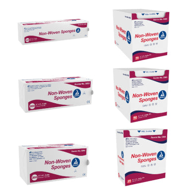 Dynarex Non-Woven Sponges - Sterile & Non-Sterile