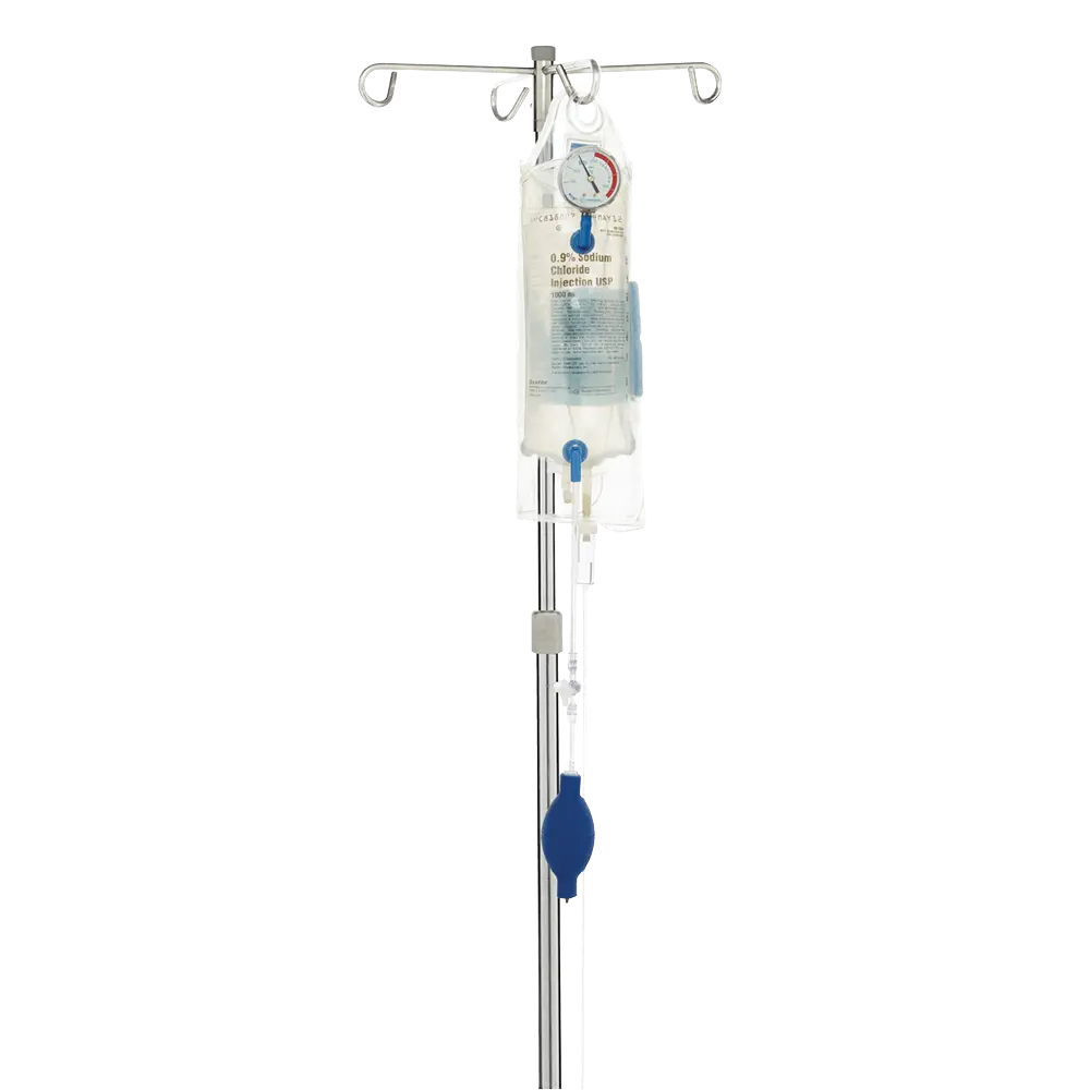 ICU Medical-MX4810C-Fusor® 1000ml Complete Unit, Squeeze Bulb & Pressure Gauge (US Only) 1/Ea