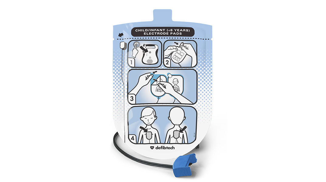 Parches de desfibrilación pediátrica Defibtech (1 par)