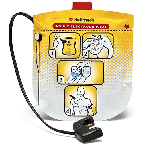 Parches de desfibrilación pediátrica Defibtech (1 par)