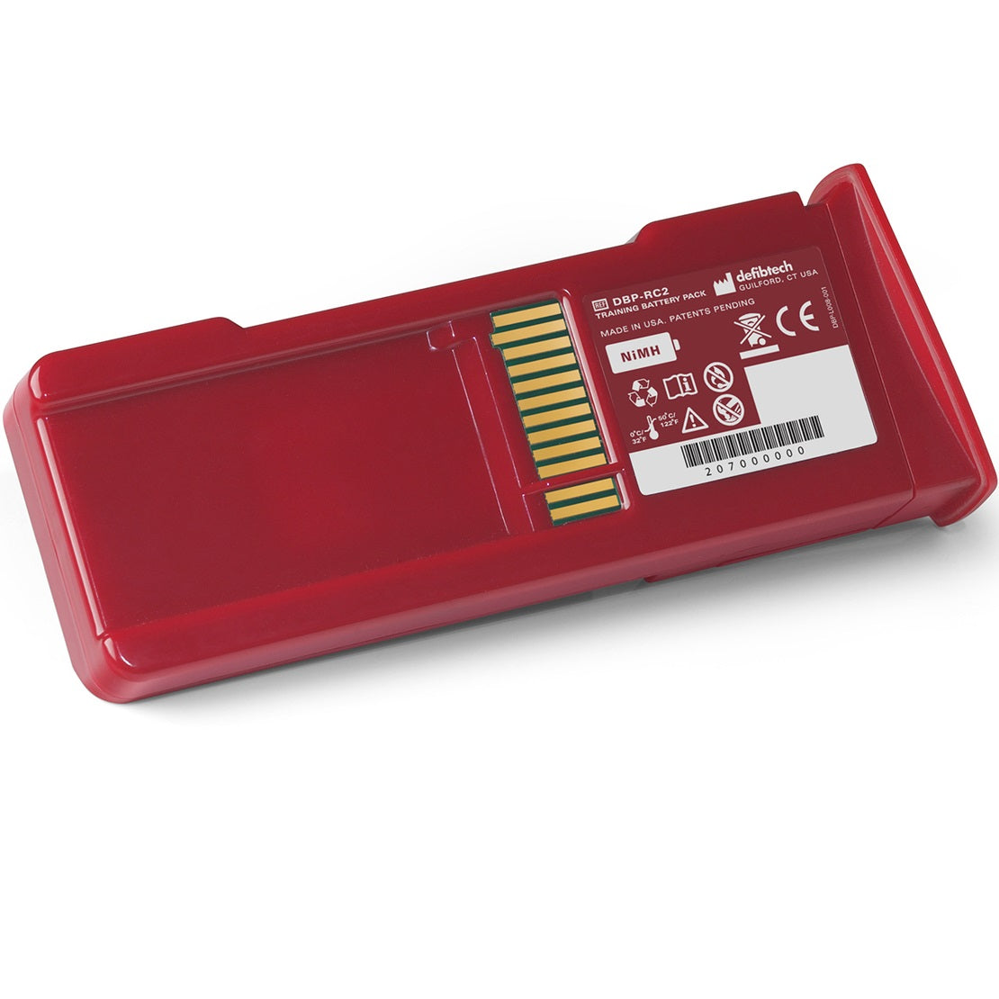 Batería recargable de entrenamiento DEFIBTECH-DCF-DBP-RC2 (cargador no incluido)