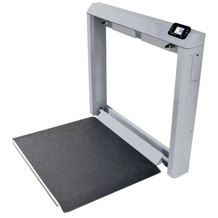 Detecto-7550-Digital Wall Mount Fold-Up Wheelchair Scale