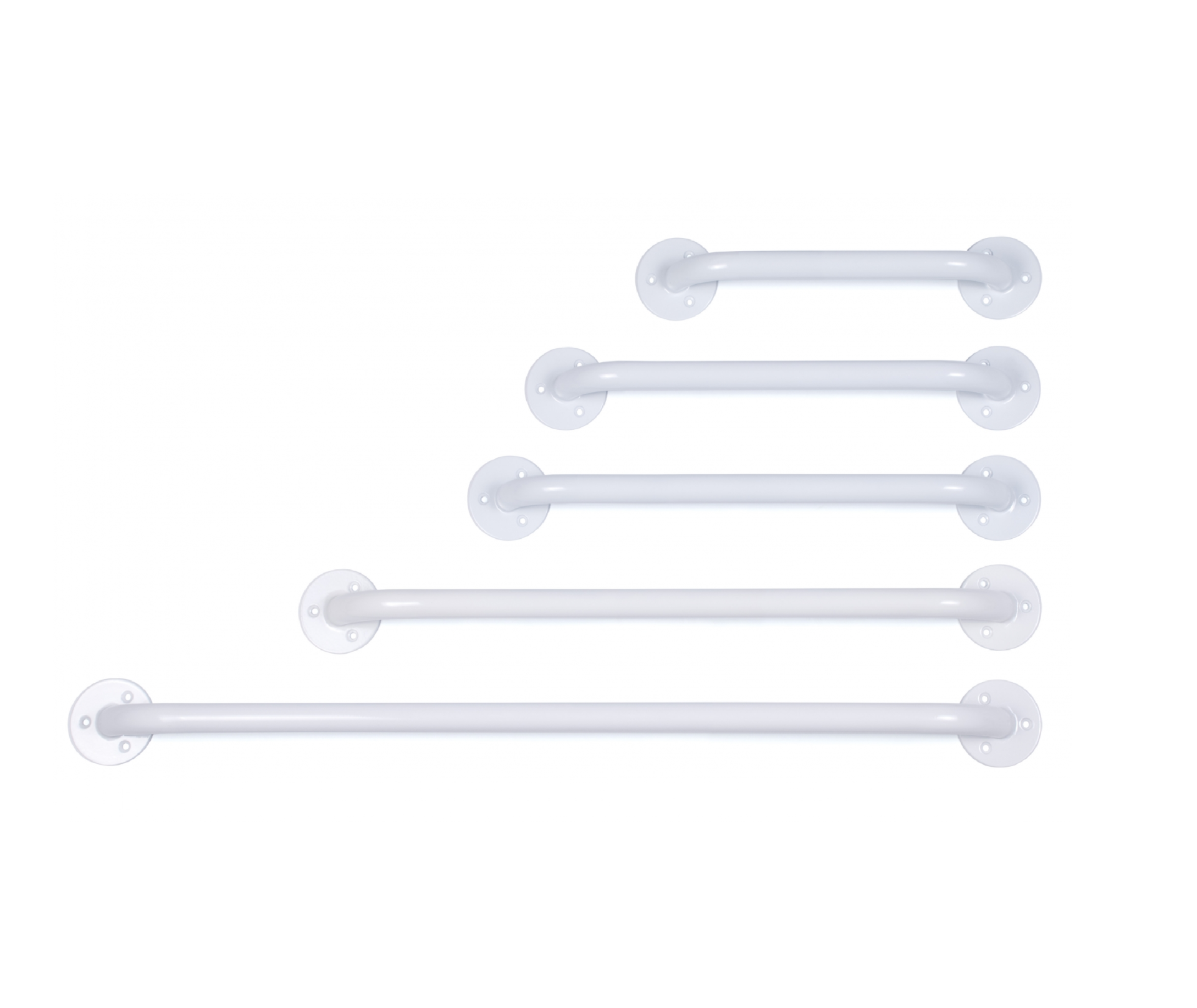 Barra de apoyo cromada Lumex de Graham Field, moleteada