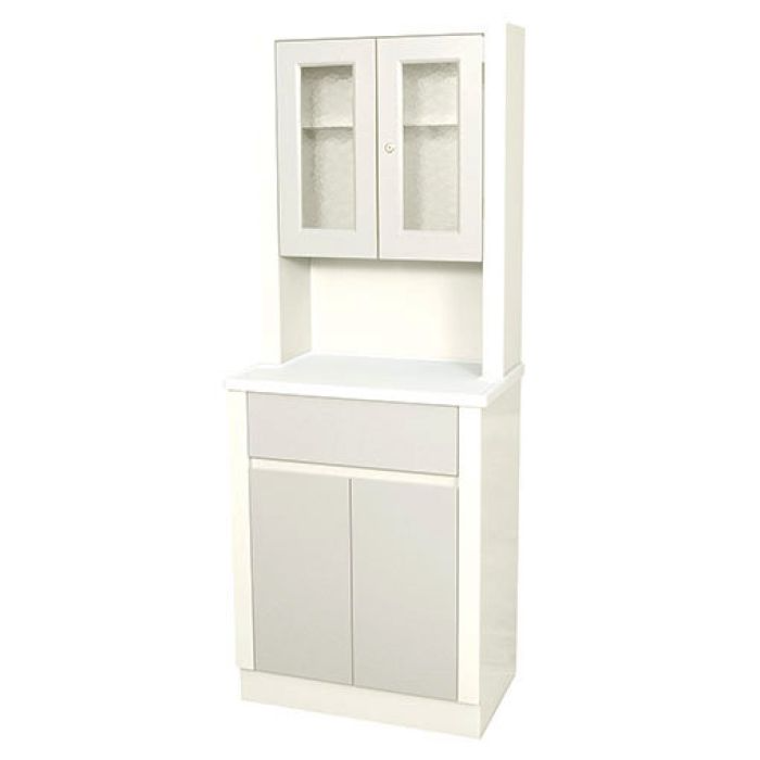 UMF MEDICAL-6130QW Treatment cabinet w/upper cabinet section