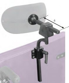 Therafin 50215 Headrest Hardware, Multi-Axis