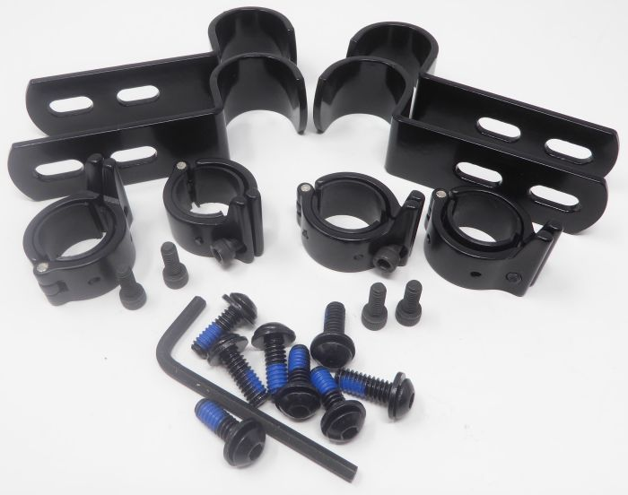 Therafin Seat Hardware, w/ Front & Rear Rail Locks, 7/8" Tube