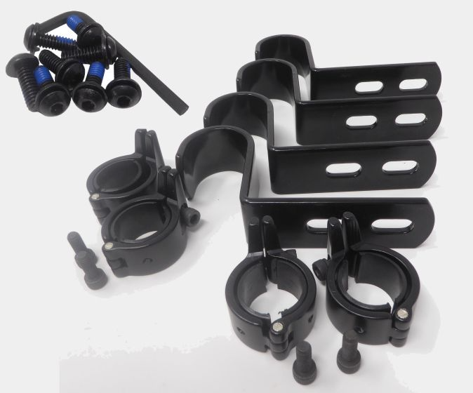 Therafin Seat Hardware, w/ Front & Rear Rail Locks, 7/8" Tube