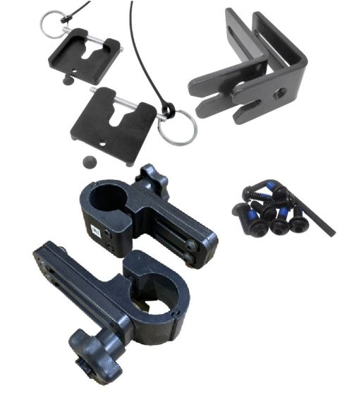 Therafin 51094 Seat Hardware, Transit, 2 Knob Wrap Around (1.375 Diameter), L/R Pair