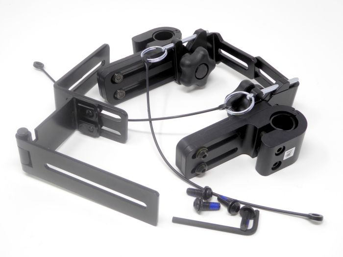 Therafin 51090 Back Hardware, Transit, 2 Knob Wrap Around w/ Adj Hinge