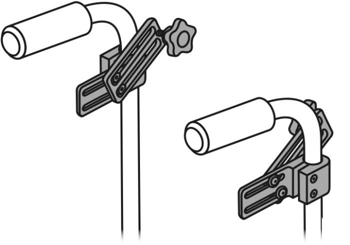 Therafin 51081 Seat Hardware, Transit, Replacement Adj Knob Subassembly, Pair