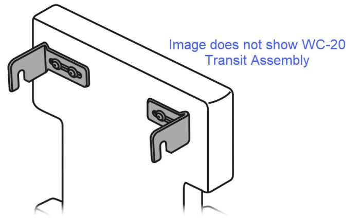 Therafin 51080 Seat Hardware, Transit, Replacement Seat Fork Assembly, Pair