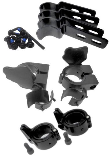 Therafin-50394 Seat Hardware, Zero Drop Hooks w/ Rail Locks & Swingtabs