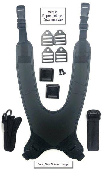 Therafin Vest, Static w/ Extended Straps, Full (Male)