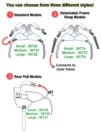 Therafin Hip Harness, Static, Front Pull