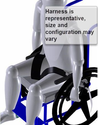 Therafin Hip Harness, Static, Front Pull