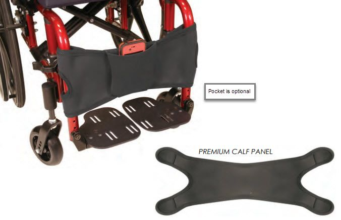 Therafin Premium Calf Panel for Wheelchair Support