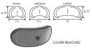 Therafin Headrest Pad, Pro-Fit Soft Pad w/ Knit Cover