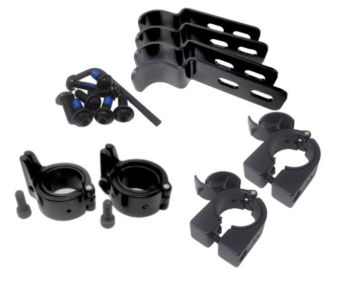 Therafin-50364 Seat Hardware, Zero Drop Hooks w/ Rail Locks & Collars
