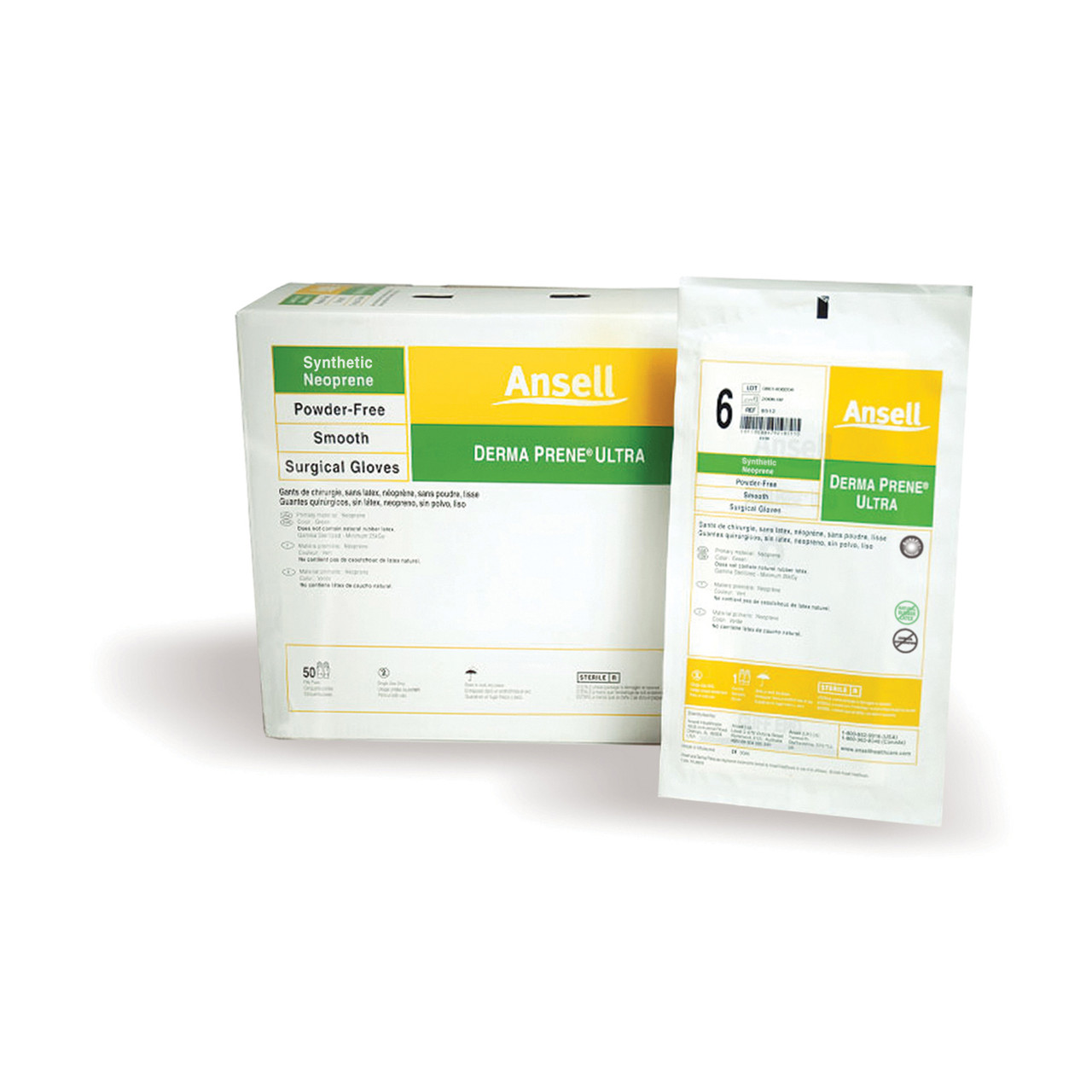 Ansell Gammex® Non-Latex Powder-Free Sterile Neoprene Surgical Gloves